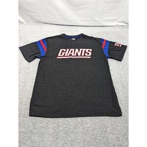 NY Giants‎ Embroidered T-Shirt NFL Team Apparel Gray Small/Medium